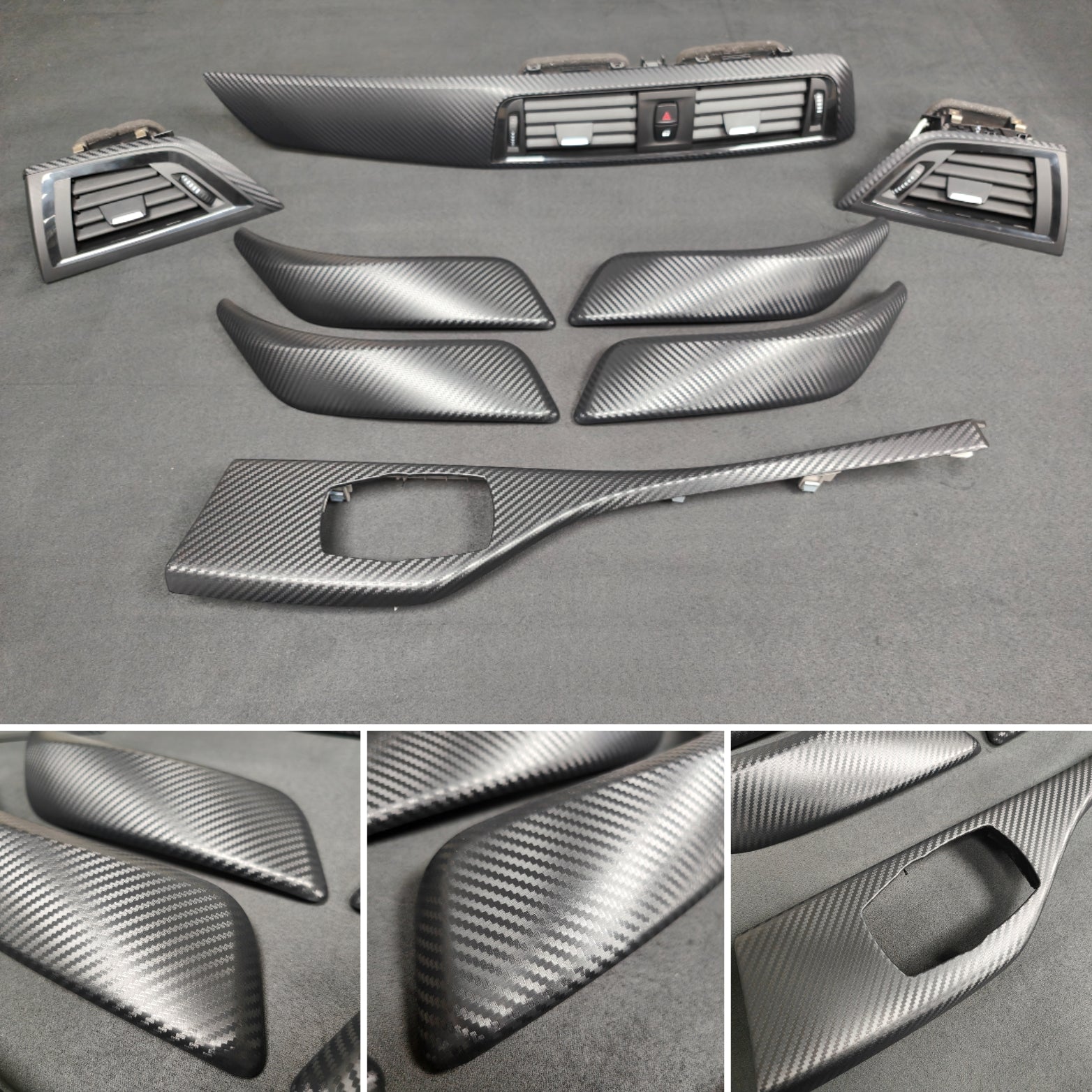 BMW F20 F21 F22 LCI-2 INTERIOR TRIM SET - 3D CARBON